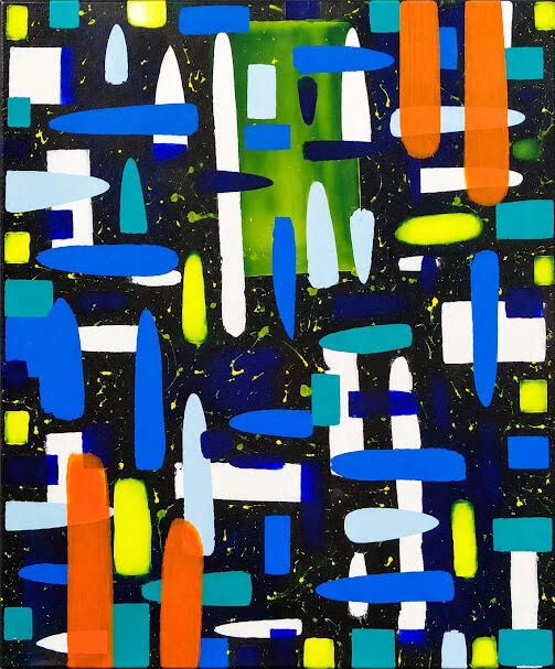 "Pulso cromático" Lienzo 3D 100x120 cm.