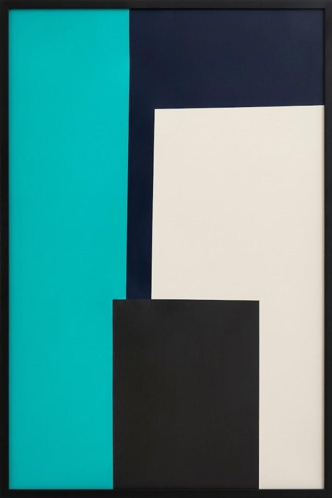 "Compact" Lienzo 3D 63x93 cm. Artista Isaac Mayor Art pintura acrílica contemporánea en Palma de Mallorca.